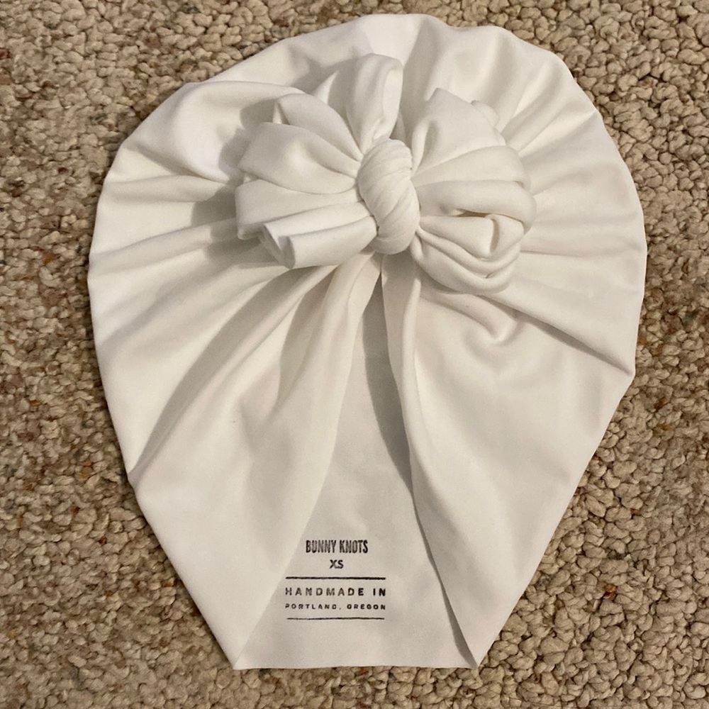 Bunny Knots Raga Swim Hat Size XS 0-6M